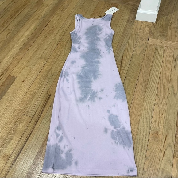 Ninety Percent NWT Organic Cotton Rib Cutout Midi Dress - Picture 5 of 6